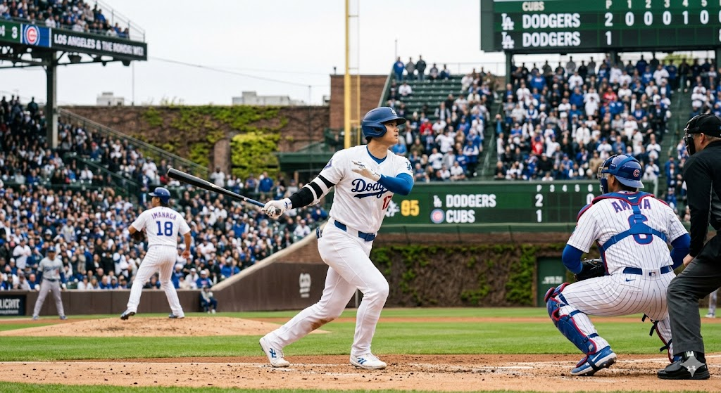 Dodgers vs Chicago Cubs Match Player Stats